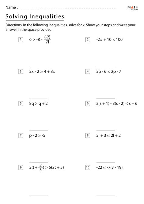 Solving inequalities unit test - hi hi hi-anyway~ please help me with Lesson 11: Graphing, Equations, and Inequalities Unit Test n (6 B is 6 grade-) Math 6 B I know it's a lot but the answers to this would be greatly appreciated. Lesson 8: Systems of Equations and Inequalities Unit Test 